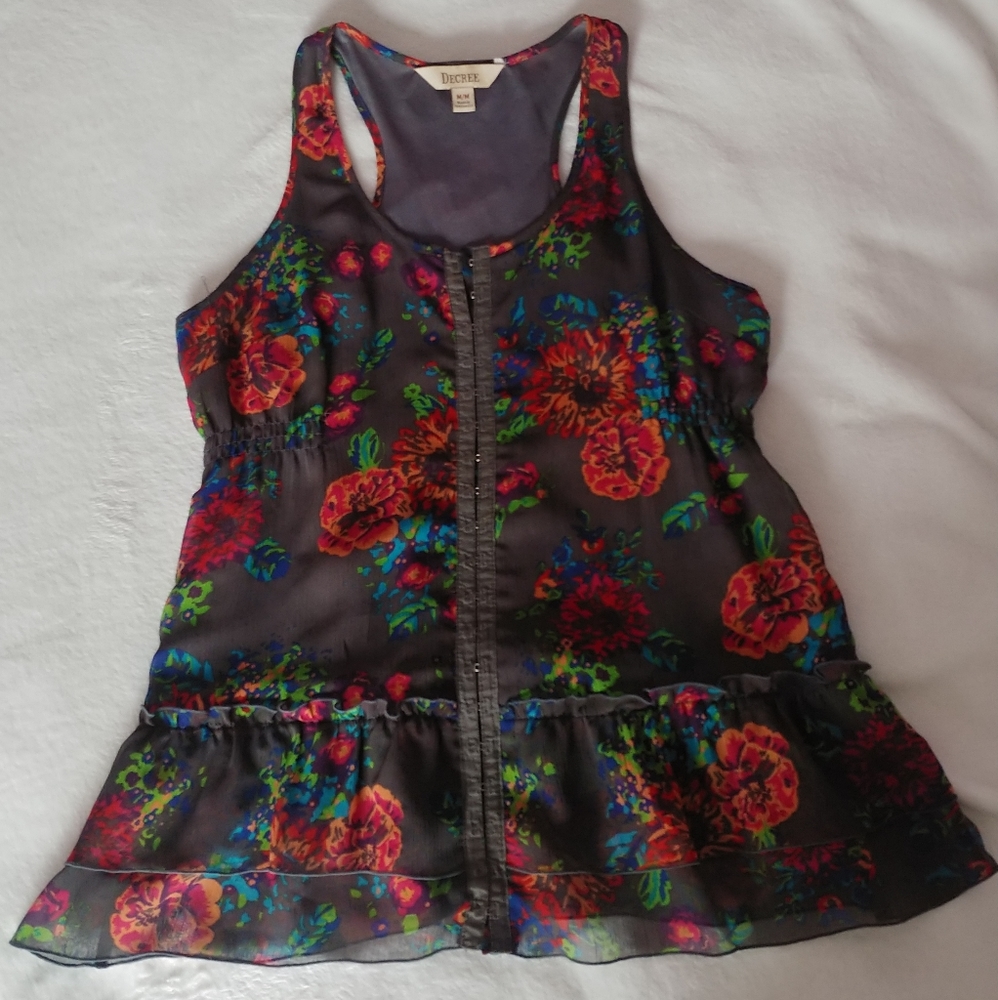 FLORAL TANK TOP